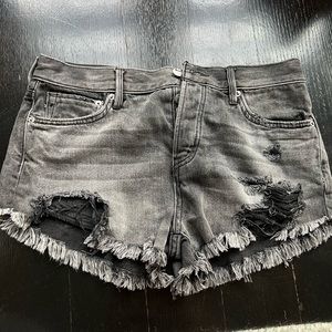 Free people loving good vibrations black wash
